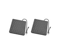 2X Enregistreur Blu-Ray Mobile Externe USB3.0 TYPE-C Graveur de DVD Portable Support de Lecteur Blu-Ray 3D 25G 50G pour Ordinateurs Portables de