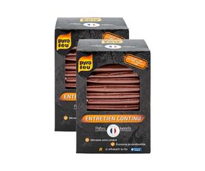 2x Entretien Continu 14 sachets Pyrofeu pour poêles / inserts
