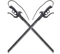 2X Epees Attaque des Titans Epee Mousse Latex Eren Jager Shingeki no Kyojin Repliksword