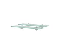 Vidaxl Étagères Murales 2 Pcs Verre 40 X 10 Cm 8 Mm