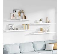 2x Etagères Murales Flottantes Gris Béton 120x23,5x3,8cm MDF Suspendues vidaXL