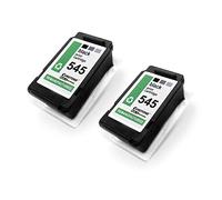 2X Eurotone Cartouches pour Canon MG2950 MG2550 MG3053 MG2940 MG2555S MX494 MG3050 IP2850 MG3051 MG3052 MG2540 MG2455 MG2450 MX495 remplace PG545XL BK