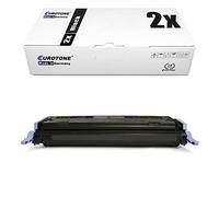 2X Eurotone Remanufactured Toner pour HP Couleur Laserjet 1600 2600 2605 Wie Q6000A 124A Noir