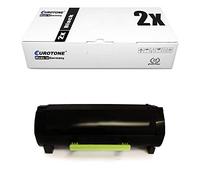 2X Eurotone Toner pour Lexmark MX 310 410 510 511 611 dhe de dte dn remplace 0060F2H00