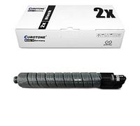 2X Eurotone Toner pour Ricoh MP C3501 C3001 remplace 842047 Noir Set