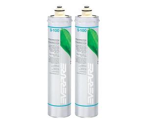 2x Everpure Cartouche filtrante pour système sous évier S-100