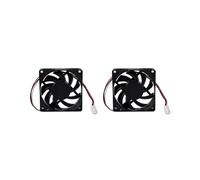 2X Fã Do Refrigerador da Caixa Computador 3PIN 12V 7CM 70MM Ventilador CPU PC