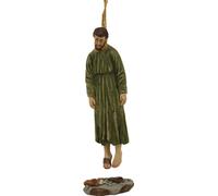 2x FADEDA Figurine de la Passion : Judas pendu / hauteur:9 cm / peint à la main / figurines de crèche détaillées - Noël Table Décoration Accessoires de crèche