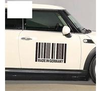 2x faites savoir au monde que le camion d'autocollants de voiture brillant Glamour Process Made In Germany