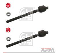 2x Febi 43630 Rotule Axiale Barre de Couplage Avant pour Renault Clio IV