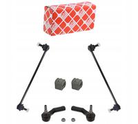 2x FEBI BARRE D'ACCOUPLEMENT + TÊTE DE BIELLETTE FORD FOCUS 2 C-MAX KUGA VOLV...