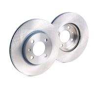 2x FEBI BILSTEIN 06512 Disque de frein Avant pour VW GOLF II (19E, 1G1) 256mm