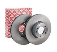 2x FEBI BILSTEIN 10751 Disque de frein Avant pour BMW 5 Limousine (E39) 7 (E38)