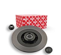 2x FEBI BILSTEIN 38303 Disque de frein Arrière pour RENAULT LAGUNA III (BT0/1)