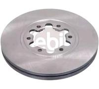 2x FEBI BILSTEIN 43968 Disque de frein Avant pour FORD Ranger (ET) 256mm