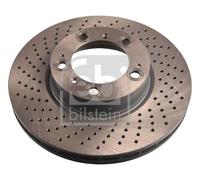 2x FEBI BILSTEIN Disque de frein 44095 avant gauche pour PORSCHE 911 (996)