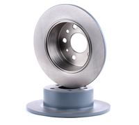 2x FEBI BILSTEIN Disque de frein Arrière convient pour MERCEDES-BENZ 279mm 08506