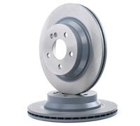 2x FEBI BILSTEIN Disque de frein Arrière convient pour MERCEDES-BENZ GLK (X204)