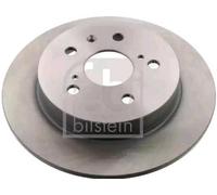 2x FEBI BILSTEIN Disque de frein Arrière pour FIAT Sedici (FY) (189) 278mm 43898