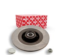 2x FEBI BILSTEIN Disque de frein Arrière pour RENAULT Scénic II (JM) 270mm 28155