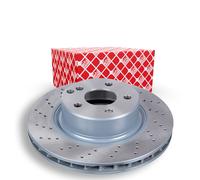 2x FEBI BILSTEIN Disque de frein Avant convient pour MERCEDES-BENZ 312mm 22683