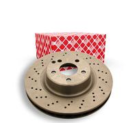 2x FEBI BILSTEIN Disque de frein Avant convient pour MERCEDES-BENZ 330mm 21086