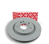 2x FEBI BILSTEIN Disque de frein Avant convient pour MERCEDES-BENZ Classe A