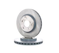 2x FEBI BILSTEIN Disque de frein Avant convient pour MERCEDES-BENZ SLK (R170)