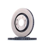 2x FEBI BILSTEIN Disque de frein Avant convient pour PEUGEOT 206 3/5 portes