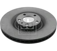 2x FEBI BILSTEIN Disque de frein Avant pour AUDI A4 B7 Avant (8ED) 345mm 44038