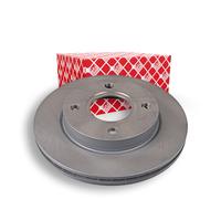 2x FEBI BILSTEIN Disque de frein Avant pour FORD Fiesta Mk3 3/5 portes (GFJ)
