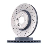 2x FEBI BILSTEIN Disque de frein Avant pour MINI 3/5 portes (R56) Clubman (R55)