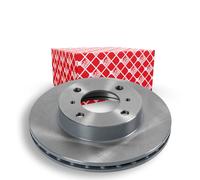 2x FEBI BILSTEIN Disque de frein Avant pour MITSUBISHI CARISMA (DA) 236mm 10872