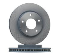 2x FEBI BILSTEIN Disque de frein Avant pour MITSUBISHI Lancer VIII Berline 276mm