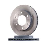 2x FEBI BILSTEIN Disque de frein Avant pour MITSUBISHI PAJERO IV (V8W, V9W)