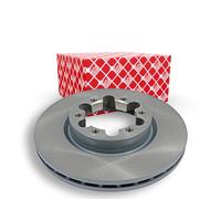 2x FEBI BILSTEIN Disque de frein Avant pour NISSAN Cabstar (F24M, F24W) ATLEON