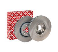 2x FEBI BILSTEIN Disque de frein Avant pour RENAULT Clio IV 3/5 portes (BH)