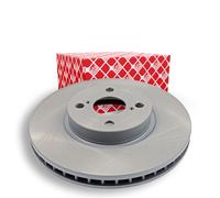 2x FEBI BILSTEIN Disque de frein Avant pour TOYOTA COROLLA (ZZE12, NDE12, ZDE12)