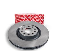 2x FEBI BILSTEIN Disque de frein Avant pour VW Golf VI 3/5 portes (5K1) 345mm