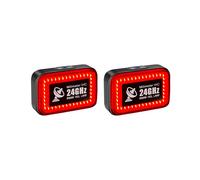 2X Feu Arrière de Vélo à 24 GHz, Détection Intelligente, Voyant D'Avertissement de Cyclisme, Étanche IP64, LED, Accessoires de Vélo