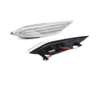 2X Feux Clignotants Avant Voiture Feux Position Latéraux Clignotants Répétés pour P&orsche pour Cayenne 958 92A 2010-2014 Feux Position Latéraux(Clear)