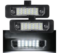 2x Feux Plaque LED pour ford pour mustang Focus pour fusion 18LED | 18LED chips, 6000K pur, lentille claire diffusion large, compatible pour mustang Focus Fusion