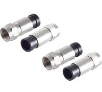 2x fiches de compression F pour câble 7mm