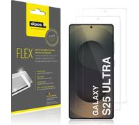 2x Film de protection d'écran pour Samsung Galaxy S25 Ultra Full Cover, recouvre 100% de l'écran, dipos Flex