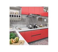 Vidaxl Films Autoadhã©Sifs Pour Meubles 2 Pcs Rouge 500x90 Cm Pvc