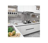 2x Films Autoadhésifs pour Meubles Films Autocollants pour Porte Fenêtre Mur Mobilier Résistants à l'Humidité Opaque Blanc 500x90 cm PVC 3059651