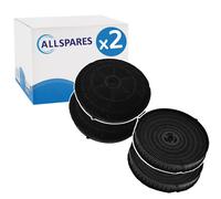 2x Filtre à charbon (2pcs) Elica CFC0038668 / Type 57