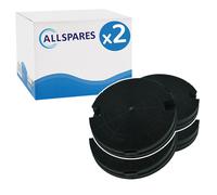 2x Filtre à charbon (2pcs) Privileg pour KH10160 / Type 29 / CHF029/1