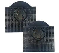 2x Filtre à Charbon actif D303-481281718532 - 484000008581 - CHF303 - Type 303 - NYTTIG FIL 558 - AMC895 / AC40. Antibacterien