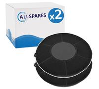 2x Filtre à charbon compatible avec Ikea 484000008783